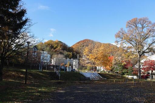 宮の森こだま公園 北海道,札幌市,宮の森の写真素材