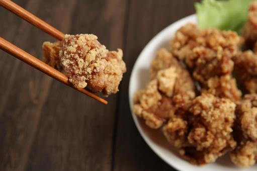 手作り唐揚げの美味しさ 手作り唐揚げの美味しさ 唐揚げ,鶏肉,揚げ物の写真素材