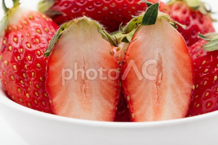 イチゴ（とちおとめ） いちご,とちおとめ,ストロベリーの写真素材