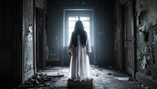 髪の長い幽霊 髪の長い幽霊の写真