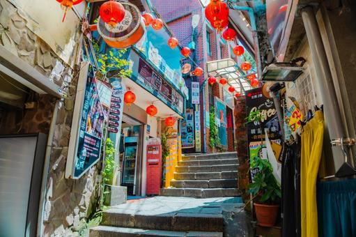 【台湾】九份の街並み 【台湾】九份の街並み 台北,taipei,taiwanの写真素材
