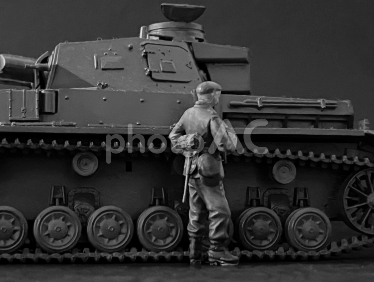 おもちゃの戦車 プラモデル,おもちゃ,タンクの写真素材