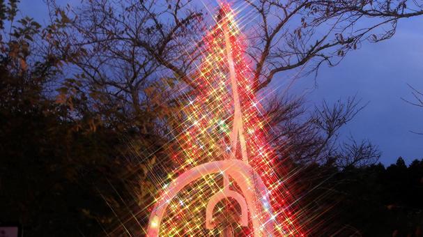 御殿場高原時之栖のイルミネーション イルミネーション,夜景,ライトアップの写真素材