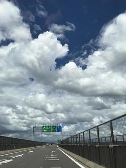 雲 空,旅,何人もありませんの写真素材