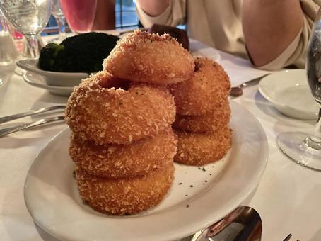 オニオンリング オニオンリング オニオンリング,玉ねぎ,フライの写真素材