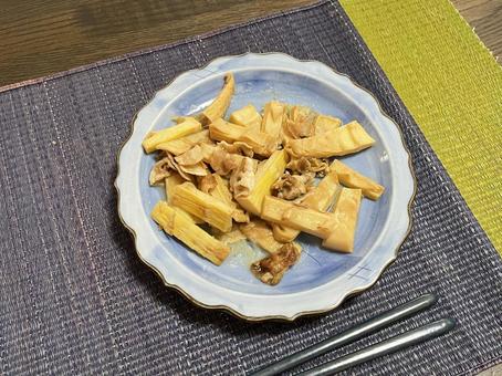 タケノコ料理 タケノコ料理 タケノコ,筍,おかずの写真素材