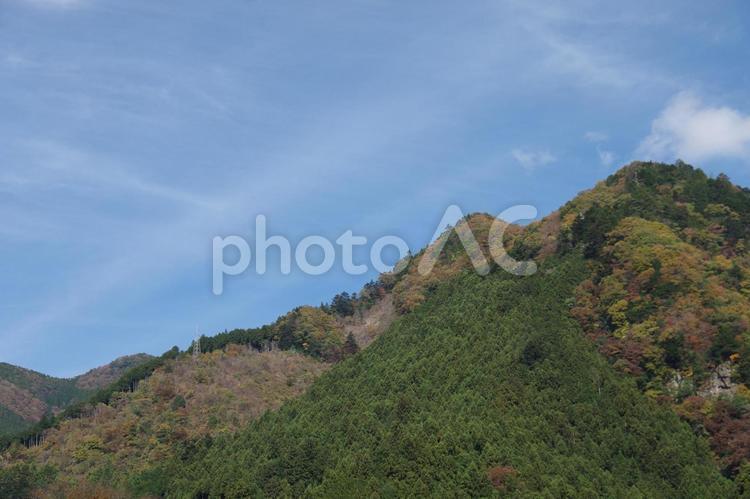 山の稜線 稜線,山,登山の写真素材