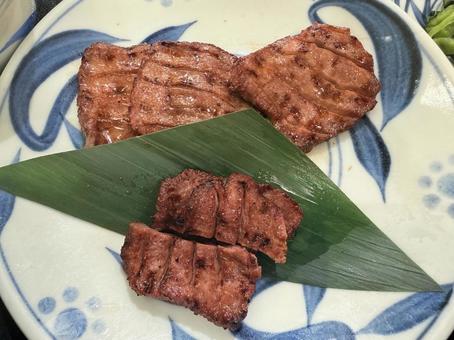 タン塩 タン塩,焼く,タンの写真素材