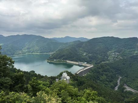 Photo, shimokubo dam, dam, concrete dam, 