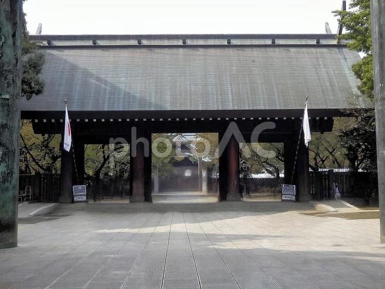 【風景写真】靖国神社の風景 靖国神社,神社,境内の写真素材
