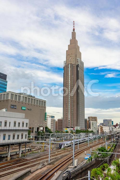 新宿駅の風景 新宿,新宿駅,駅の写真素材
