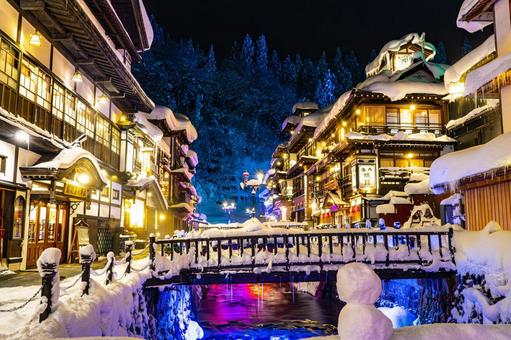 รูปถ่าย, ginzan onsen, จังหวัดยามากาตะ, ตะวันออกเฉียงเหนือ, 
