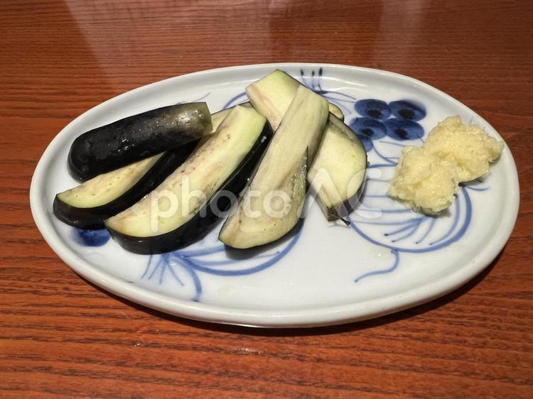 水ナスの浅漬け 水茄子,茄子,漬け物の写真素材