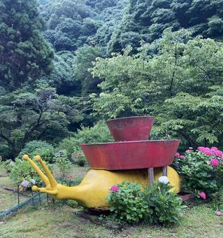 かたつむりのオブジェ、唐津市 かたつむりのオブジェ、唐津市の写真