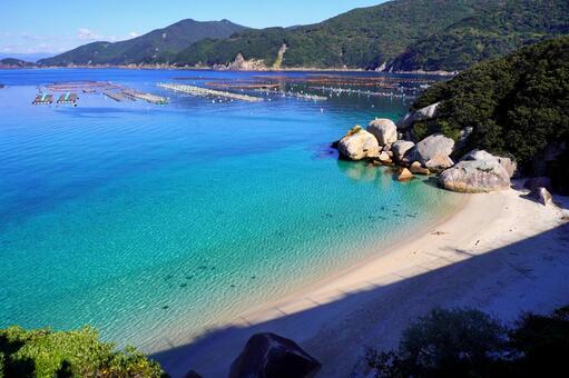 柏島のビーチ 高知,高知県,柏島の写真素材