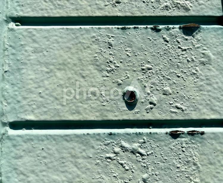 直貼りサイディングの塗装剥がれ③ 直貼り,サイディング,塗膜の写真素材