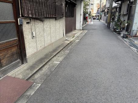 大阪市中崎町の通り 町並み,大阪,中崎町の写真素材