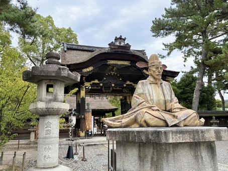豊国神社　⑥ 豊臣秀吉,豊国神社,大仏殿の写真素材
