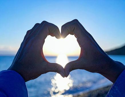 ハートで一枚の写真