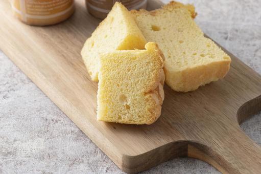 シフォンケーキ シフォンケーキ シフォンケーキ,おやつ,お菓子の写真素材