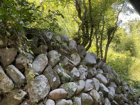 山里の石垣 山里の石垣 山里,田舎,石垣の写真素材