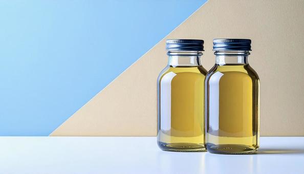 瓶入りのオイルの写真