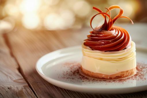 チョコレートデコレーションケーキ チョコレートデコレーションケーキの写真