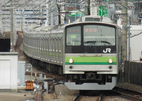 205系横浜線 桜木町にて 205系横浜線 桜木町にての写真