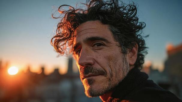 映画のようなポートレートの写真