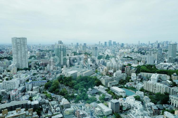 高輪ゲートウェイ展望台から見た風景 都市,高層ビル,都会の写真素材