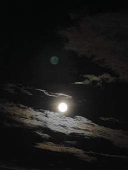 満月の一日前 満月の一日前の写真