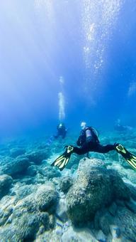 ダイビング 地中海 ギリシャ ダイビング 地中海 ギリシャ ダイビング,スキューバダイビング,地中海の写真素材