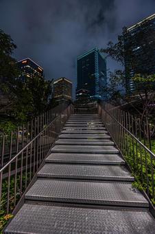 都市夜景 都市夜景 都市夜景,夜景,大阪の写真素材