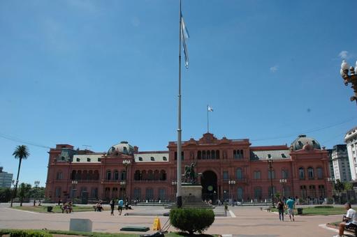 アルゼンチン大統領府　カサ・ロサーダ アルゼンチン,ブエノスアイレス,大統領府の写真素材