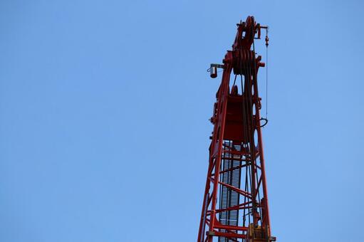 クレーン 工事現場,建築現場,工事の写真素材