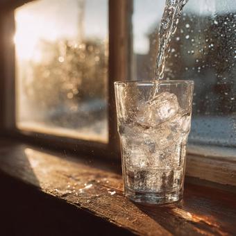 飛び散る水しぶきが涼しげな瞬間 飛び散る水しぶきが涼しげな瞬間の写真