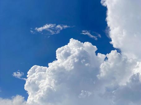 入道雲と青空 入道雲と青空の写真