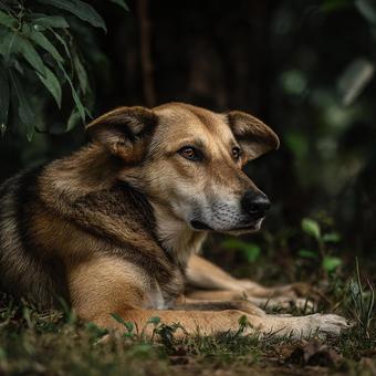 癒やされる犬の表情 癒やされる犬の表情の写真