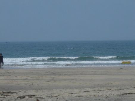 Seaside beach, hamamatsu, beach, wave, JPG