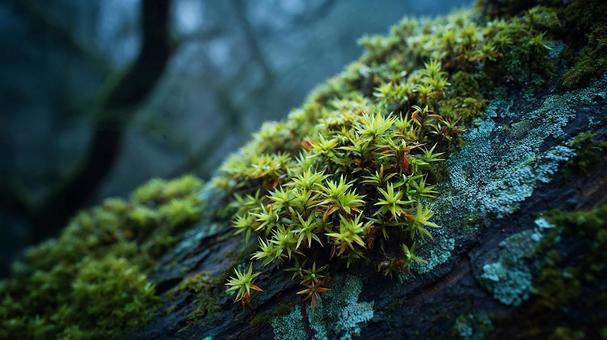 森の奥、苔の息吹 森の奥、苔の息吹の写真