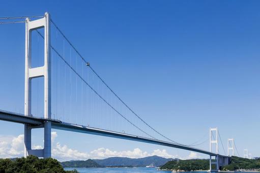 しまなみ海道 来島海峡大橋 しまなみ海道 来島海峡大橋 来島海峡大橋,しまなみ海道,橋の写真素材