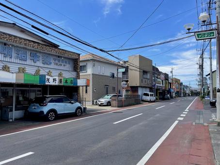 茨城県守谷市旧市街4 守谷市,市街地,都市の写真素材