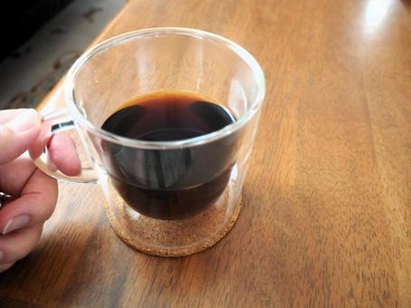Photo, cup, glass, table, 