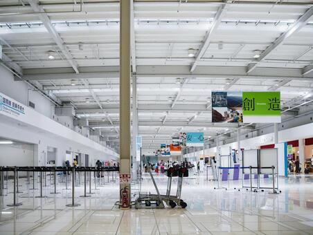 関西空港の出発ロビー 関西国際空港,kix,大阪の写真素材