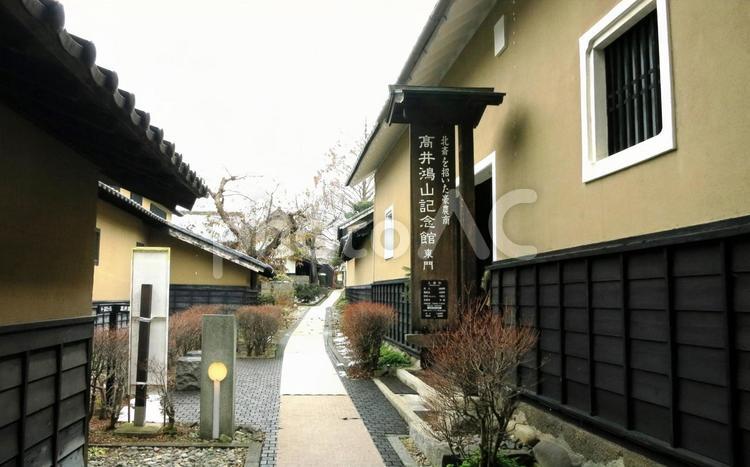 小布施高井鴻山記念館 長野県,信州,小布施の写真素材