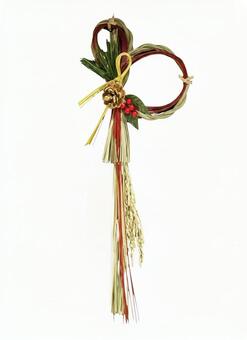 しめ縄飾り しめ縄飾り,しめ縄,正月飾りの写真素材