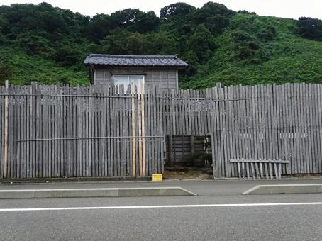 石地の間垣 石地の間垣 間垣,かざて,風避けの写真素材