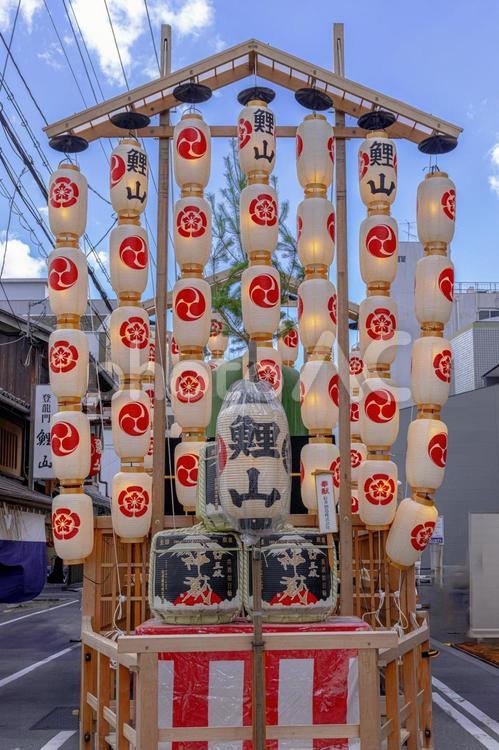 祇園祭　鯉山 祇園祭,鯉山,提灯の写真素材