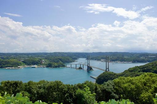 佐賀呼子の風の見える丘公園からの絶景 佐賀呼子の風の見える丘公園からの絶景の写真