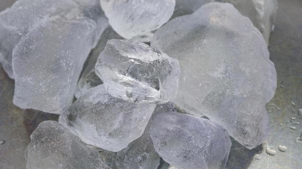 氷の質感クローズアップ 氷の質感クローズアップの写真